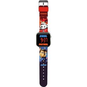 Pret Vadobag - Analog polshorloge - Paw Patrol - rood - voor kinderen - school - kleuterschool - vakantie - jongens, rood, Rood, riem