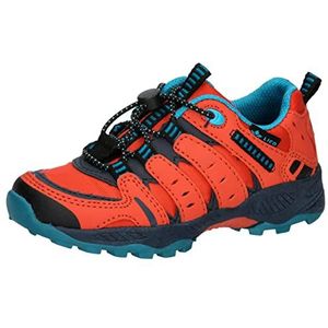 Lico Fremont Trekking- en wandelschoenen voor kinderen, uniseks, Oranje Marine Benzine, 7.5 UK Child