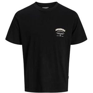 JACK & JONES - JORMEADOWS - Shirt - Zwart / Wit