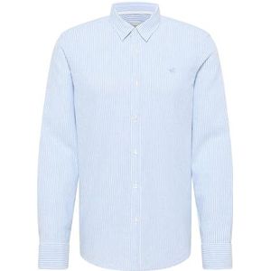 MUSTANG - Rawlins - Overhemd - Blauw - Slim Fit - Lange Mouwen