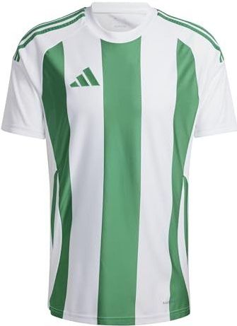 adidas Hombre STRIPED 24 JERSEY, white/team green, S