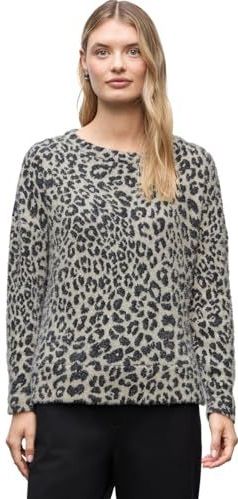 Street One - Pluizig Shirt - Beige - Dames