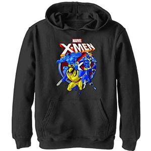 Marvel Duo, uniseks kinderen ^ jongens, zwart, SCHWARZ, XL