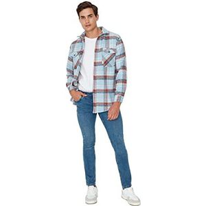 Trendyol Heren Medium Band Jeans, Indigo, 36 Heren, Indigo, 36 NL