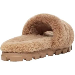 UGG Cozetta Curly Slipper voor dames, Kastanje, 36 EU