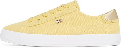 Tommy Hilfiger - Vulc Canvas Lace Up Sneaker - Geel - Katoen