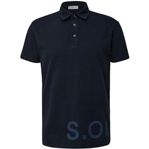 s.Oliver Poloshirt voor heren met labelprint, 5978, XL