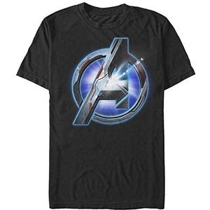 Marvel Avengers: Endgame - Tech Logo Unisex Crew neck T-Shirt Black XL