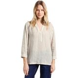 Street One - Gestreepte Blouse - Beige - Dames