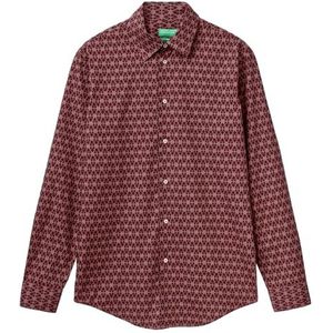 United Colors of Benetton heren overhemd, Rood, M