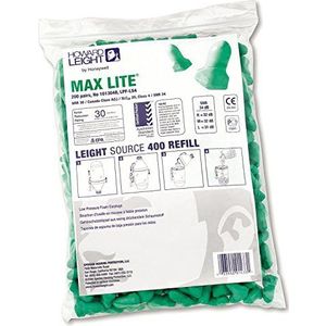 Honeywell - Max Lite - Wegwerp Foam Oordopjes - Groen - SNR 34 dB - 200 Paar