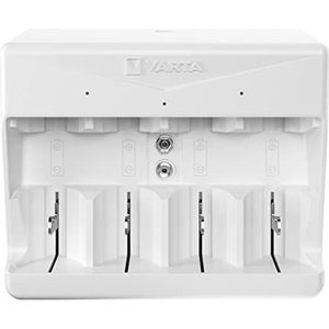 Varta Easy Universal Charger batterijenlader voor AA/AAA/C/D/E / wit