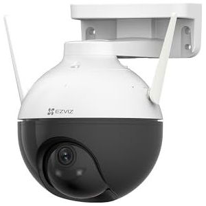 EZVIZ C8C Lite Bewakingscamera, wifi, voor buiten, 1080p, 2,4 GHz, gemotoriseerde kop, 360° buitencamera, IP65 waterdicht, H.265, menselijke vormdetectie, 30 m nachtzicht, compatibel met Alexa