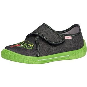 superfit Bill Platte pantoffels voor jongens, Zwart 0040, 34 EU Breed