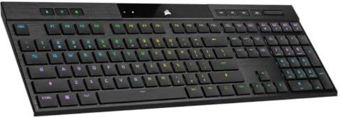 CORSAIR K100 AIR - Mechanisch Gamingtoetsenbord - Zwart - Draadloos - CHERRY MX Ultra Low Profile