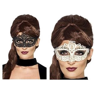 Embroidered Lace Filigree Eyemask