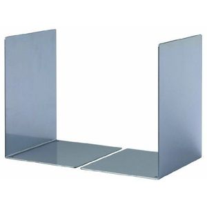 Durable 324323 Boekensteun metaal S, set van 2 stuks, zilver