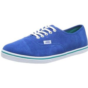 Vans U Authentic Lo Pro (Suede) snrklblu, uniseks sneakers, Blauw Blau Blauw, 40.5 EU