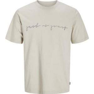 Jack & Jones Jprblacarter SS Tee, Zilvervoering., S