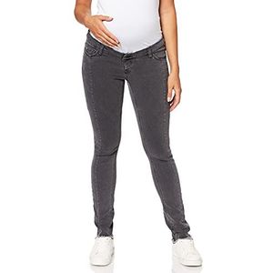 ESPRIT Maternity Damesbroek denim OTB slim zwangerschapsjeans, grijs (Grey Dark Wash 921), 34/32, grijs (grey dark wash 921)