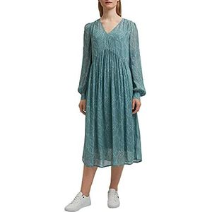 ESPRIT Collection damesjurk 031eo1e309, 463/donker turquoise 4, 38