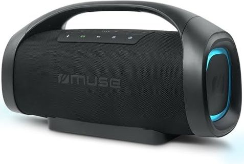 Muse - Draagbare Bluetooth-luidspreker - Zwart - Spatwaterdicht - 10 uur Accuduur