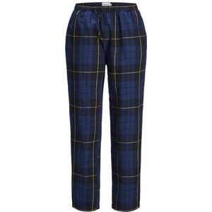 JACK & JONES - Geruite Pyjamabroek - Blauw - Katoen
