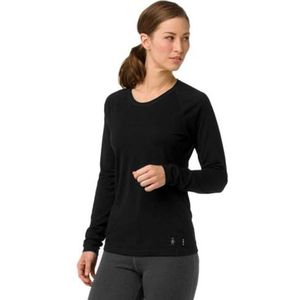 Smartwool - Classic All-Season Merino Base Layer - Ondershirt - Zwart - Lange Mouwen