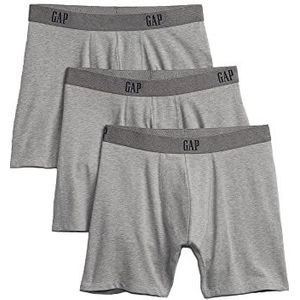 GAP Mens 3-pack Boxer Brief Underpants Underwear, Heather Grey, Large US