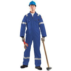 Royal Roots Originele RO18090 Flame Buster Klassieke Nordic Work Overalls Maat 42 Royal Blauw