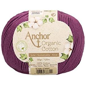Anchor Organic Cotton 4-draads ca. 125 m 00240 plum 50 g