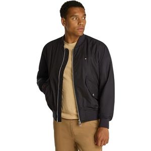 Tommy Hilfiger Heren bomberjack Authentic Bomber met ritssluiting, zwart (zwart), XL
