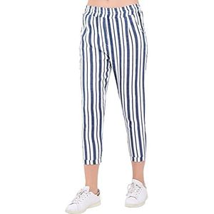 Bonamaison Dames TRYSC101004 casual broek, wit, S