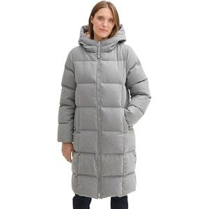 TOM TAILOR Dames 1042912 jas, 21373-Medium Silver Grey Melange, XL, 21373 - Medium Silver Grey Melange, XL