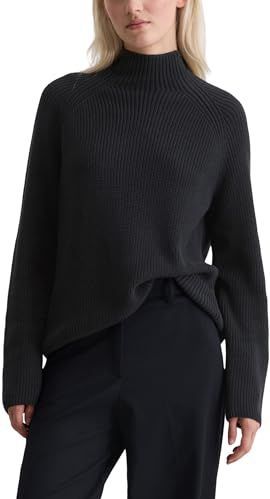 Marc O'Polo - Trui - Navy - Knitwear - Lange Mouw - Losse Pasvorm