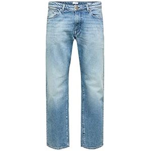 SELECTED HOMME Herenjeans, blauw (light blue denim), 28W x 32L