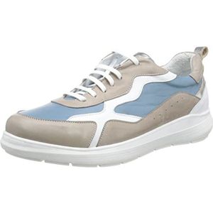 Andrea Conti Dames 0063630 Sneakers, Steen Wit Blauw Zilver, 42 EU