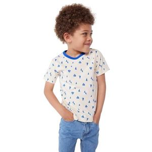 Petit Bateau - Avalanes/Perzië - T-shirt - Katoen - Korte Mouwen - 8 Jaar