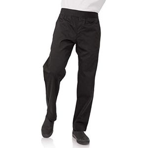 Chef Works PBN01BLKM Chefs broek voor heren, zwart, medium