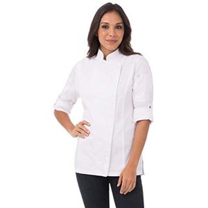 Chef Works Women's Hartford Chef Coat, White, XX-Large