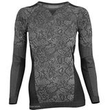STARK SOUL Baselayer Skiondergoed voor dames, Shirt met lange mouwen grijs, S/M