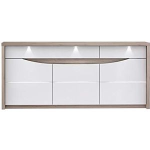 FORTE Saint Tropez commode, spaanplaat, 52,7 x 187,4 x 84,4 cm