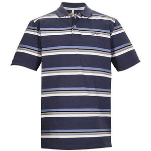 Killtec heren poloshirt - poloshirt KM - 41708 - navy streep