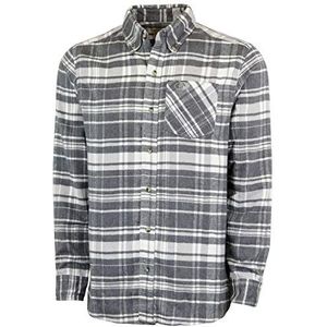 Mossy Oak Buffalo Plaid flanellen overhemd voor heren, verpakking van 1 stuks