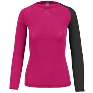KARPOS 2532050-054 DIN.Mer.130 W Jrs LS Thermisch shirt Dames Roze/Zwart Maat XL