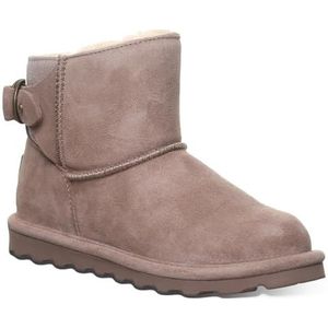 Bearpaw Alyssa enkellaars voor dames, Taupe Caviar, 38 EU