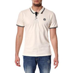 Selected Homme Jeans Parker Polo Noos C Shirt met korte mouwen voor heren, Gebroken wit (Egret), XL (Fabrikant maat:XXL)