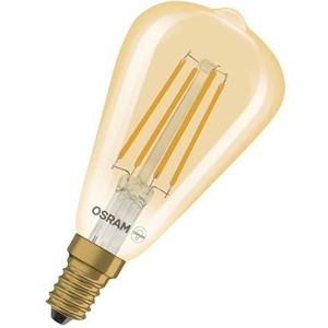 OSRAM - LED Lamp - Goud - Edison Vintage 1906 - Filament ST48 - 4.8W - E14 - Warm Wit Licht