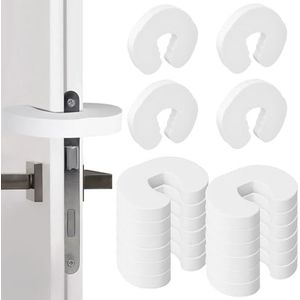 Romon Klembescherming voor deuren, 16 stuks, deurstopper, deurstopper, deurstopper, deurbescherming, kinderbeveiliging, vingerklembescherming, baby, van EVA-schuim, deurstopper, schuim,