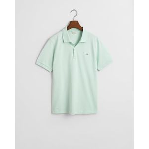 GANT Unisex Shield Ss Pique poloshirt voor kinderen, Faded Mint, 134-140